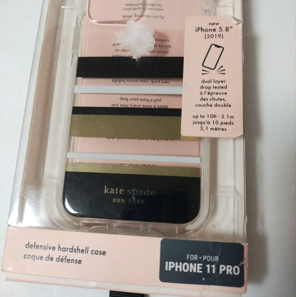 Kate Spade iPhone 11 Pro 5.8” Defensive Hard Shell Case (2019) NWB